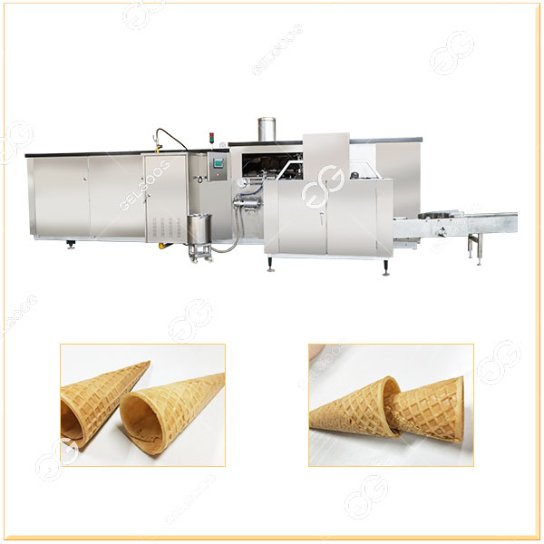 Ligne de Production de Cornet de Crème Glacée Croustillante