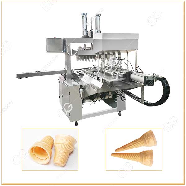 Cornet de Crème Glacée Faisant Machine pour 60 pièces/fois