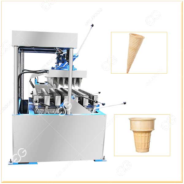 Machine à Cornet de Crème Glacée Semi-automatique en Chine