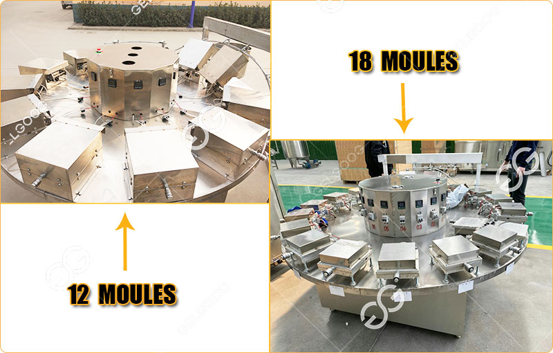 12&18 Moules de la Machine de Fabrication de Barquillo Commerciale