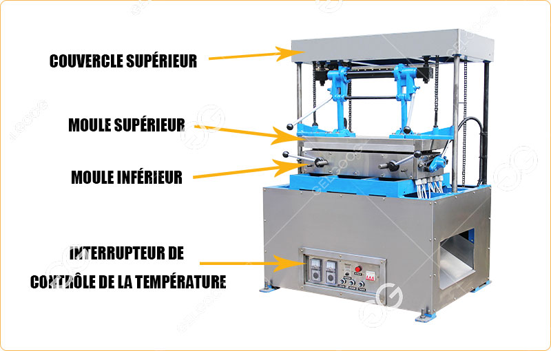 Description de Cônes de Gâteau Faisant Machine à la Crème Glacée