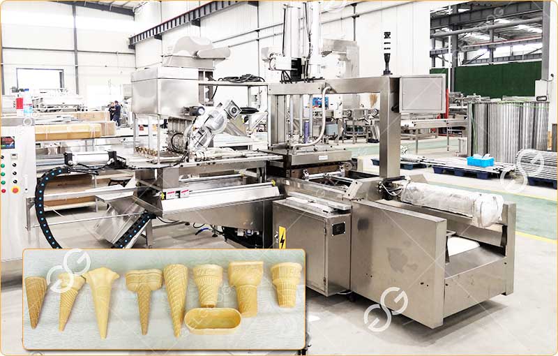 Caractéristiques de la Machine à Cône de Gaufrette Automatique