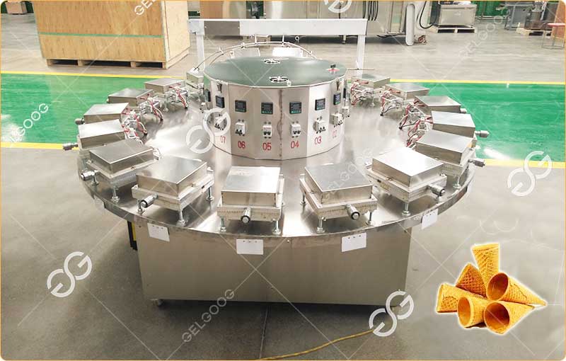 Machine à Cuire les Cônes de Sucre de Crème Glacée
