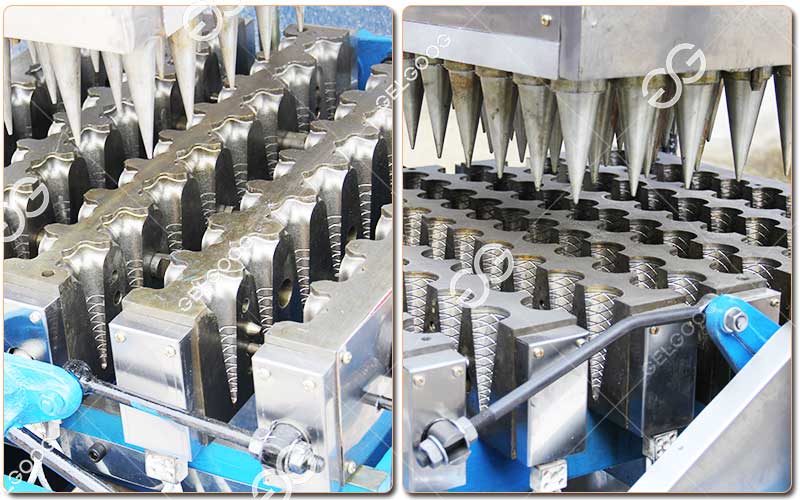 Application de la Machine à Cornet de Crème Glacée