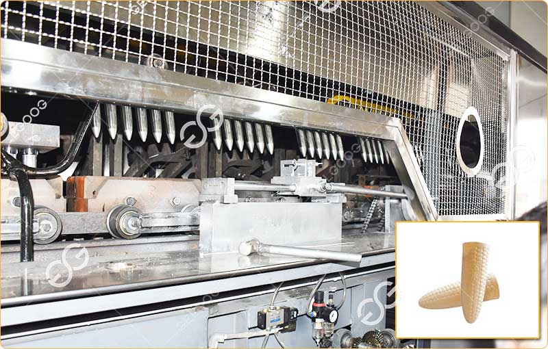 Détails de la Ligne de Production de Cônes de Gaufrette Entièrement Automatique