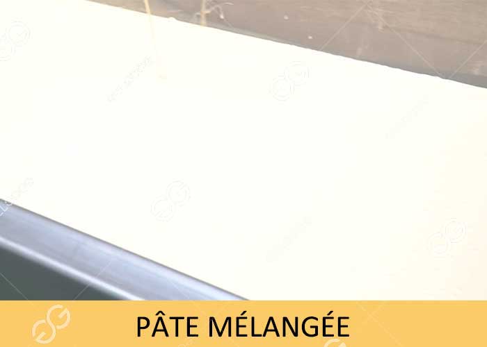 pâte mélangée