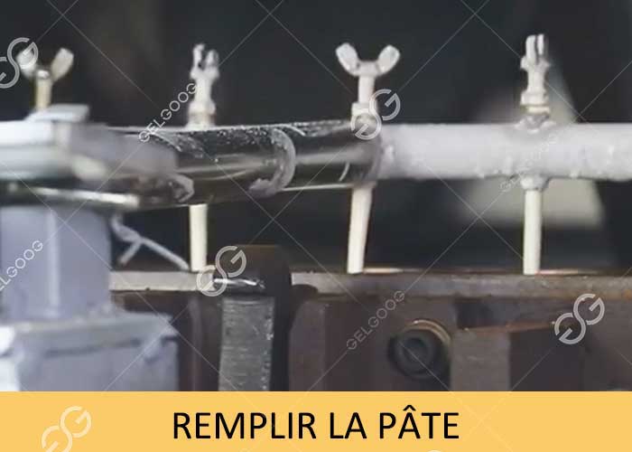 remplir la pâte