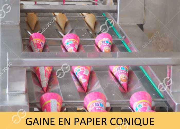 gaine en papier conique