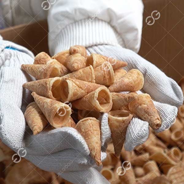fabrication de cornet de crème glacée