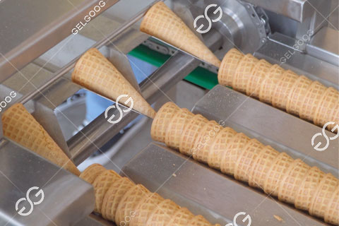 fabrication de cornet de crème glacée