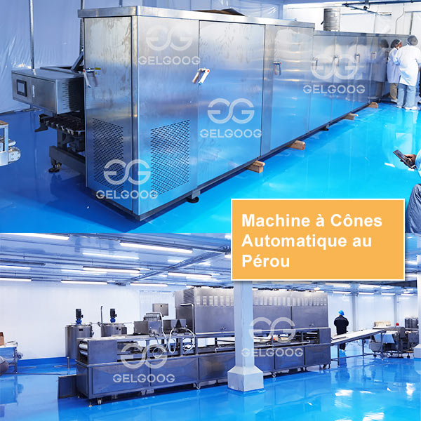 Machine à cônes automatique au Pérou