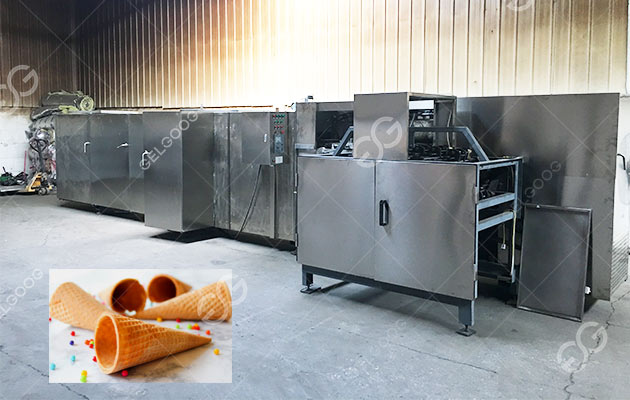 Ligne de production de cornets de glace